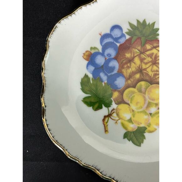 Korean Hand Painted Fruit Design Decorative Plate 7.25" - Picture 3 of 9